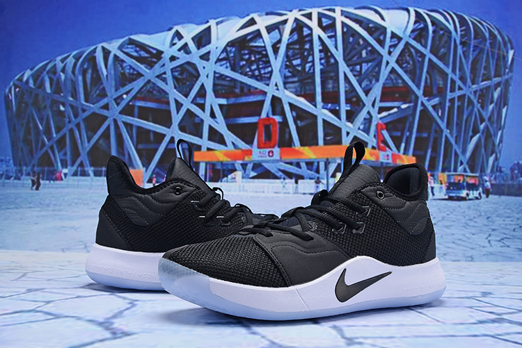 Nike Paul George III Black White Shoes